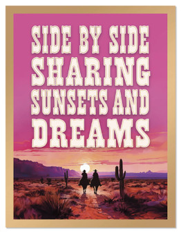SIDE BY SIDE - ANNIVERSARY CARD 