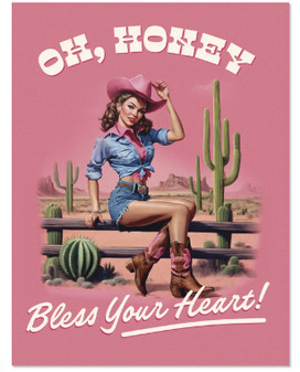 OH, HONEY BLESS YOUR HEART - GREETING CARD 