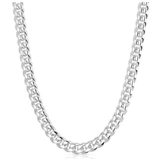 NC6437 CHAIN NECKLACE-Montana Frosted