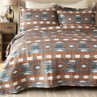 Wrangler Checotah Quilt Set