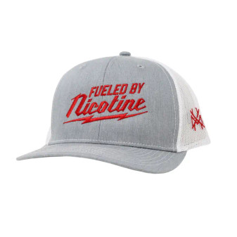 FUELED BY NICOTINE TRUCKER HAT