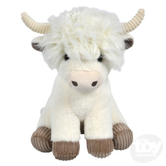 HIGHLAND COW STUFFY - WHITE