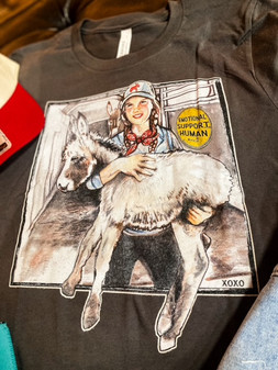 XOXO EMOTIONAL SUPPORT HUMAN TEE