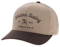 HOOEY GOLF WESTERN SWING BALL CAP - BROWN