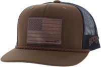 YOUTH HOOEY LIBERTY ROPER HAT - BROWN 