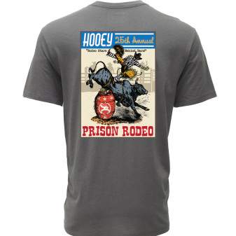 HOOEY PRISON RODEO TEE - GREY 
