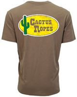 HOOEY YOUTH CACTUS ROPES TEE - BROWN 