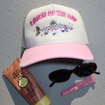 CATCH OF THE DAY PINK TRUCKER 