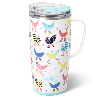SWIG FUNKY CHICKEN TRAVEL MUG - 22OZ