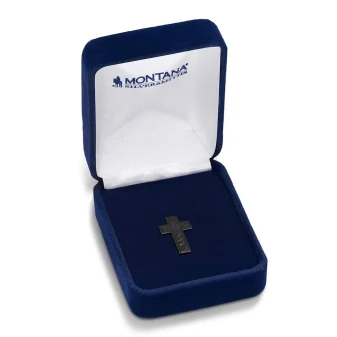 MONTANA DARK ENGRAVED CROSS PIN