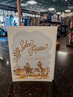 YEE HAW HAPPY BIRTHDAY CARD