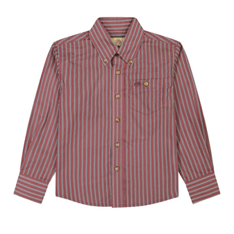 WRANGLER BOYS RED LONG SLEEVE