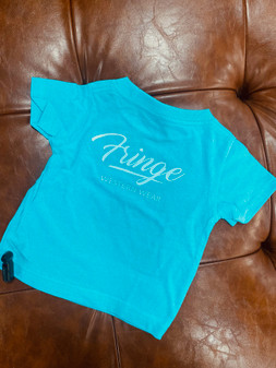 FRINGE LIGHT BLUE BABY TEE