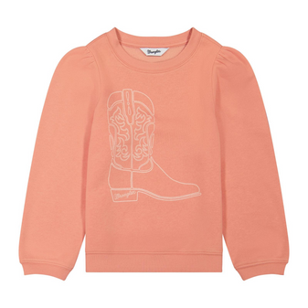 WRANGLER GIRLS BOOT SWEATSHIRT
