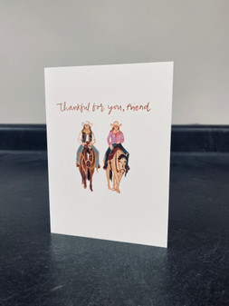 THANKFUL FOR YOU WESTERN FRIENDSHIP CARD