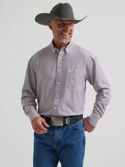 WRANGLER GEORGE STRAIT PERFORMANCE LONG SLEEVE BUTTON DOWN 