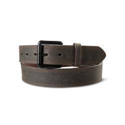 ARIAT MENS TRIPLE STITCH WORK BELT - DARK BROWN