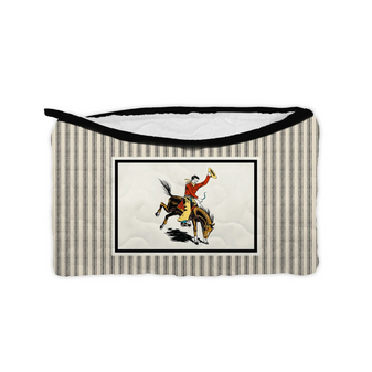IDA MAE LAZY J MAKEUP BAG