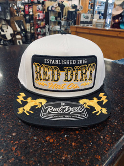 RED HAT CAP YELLOW BRONCO