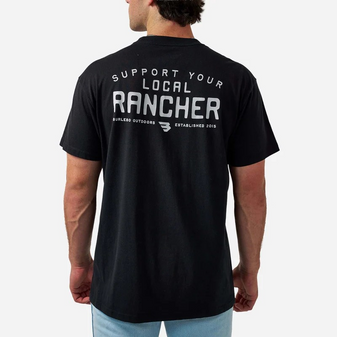 BURLEBO SUPPORT YOUR LOCAL RANCHER TEE