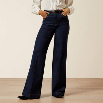 ARIAT ULTRA HIGH RISE VERONICA WIDE LEG JEAN