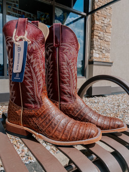 ANDERSON BEAN FRINGE EXCLUSIVE CAIMAN BOOT HYBRID SOLE 