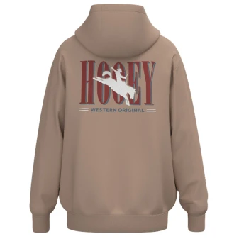 HOOEY WILD RIDE MEN'S TAN HOODIE