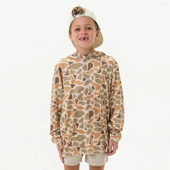 BURLEBO YOUTH HOODIE - VENADO CAMO