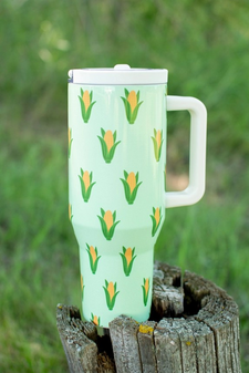 MINT RETRO CORN 40oz WATER TANK TUMBLER