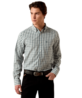MENS WRINKLE FREE BERN FITTED SHIRT