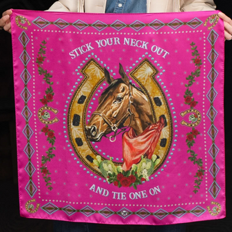 FRINGE SCARVES HOLD YOUR HORSES 