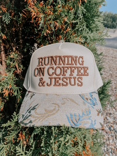 RUNNING ON COFFEE & JESUS CAP