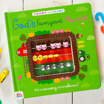 GOD'S FARMYARD ANIMALS BOARD BOOK