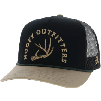 HOOEY BLACK ANTLER BALL CAP