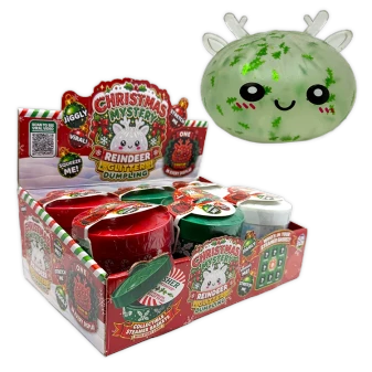 MYSTERY GLITTER REINDEER DUMPLING SQUISHY
