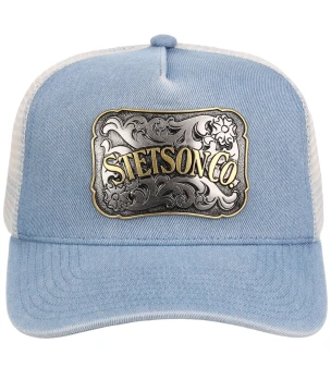 STETSON BUCKLE CAP DENIM