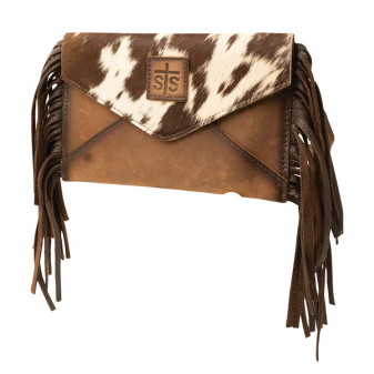 COWHIDE ENVELOPE CROSSBODY 