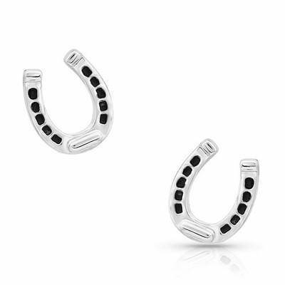 MONTANA SMALL SLVR HORSESHOE EARRING MONTANA SMALL SLVR HORSESHOE EARRING