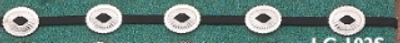 AA LRG CONCHO HATBAND BLACK