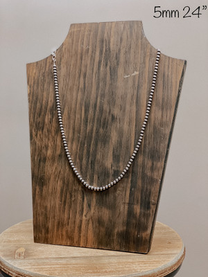 SOL 5MM 24" NAVAJO NECKLACE