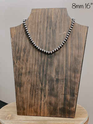 SOL 8MM 16" NAVAJO NECKLACE