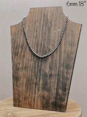 SOL 6MM 18" NAVAJO NECKLACE