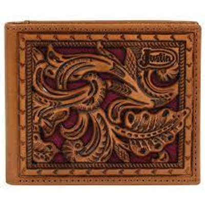 JUSTIN BACK POCKET BIFOLD INLAY