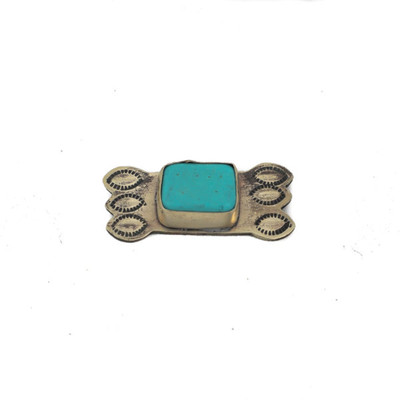 JA TIE PIN W/ TURQUOISE