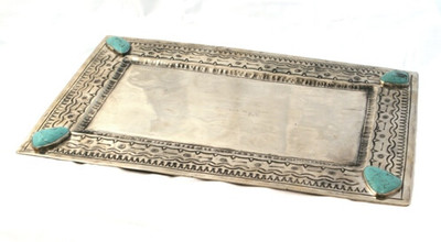 JA LARGE STAMPED TRAY