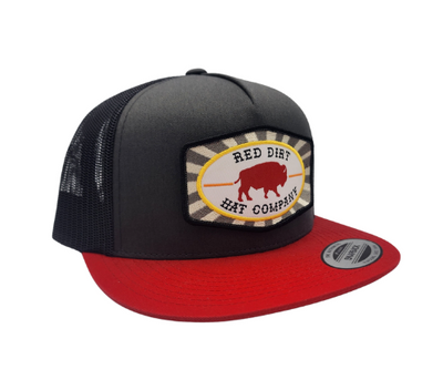 RED DIRT CAP RED/BLACK