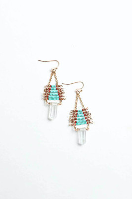 TWILA CRYSTAL DROP EARRINGS