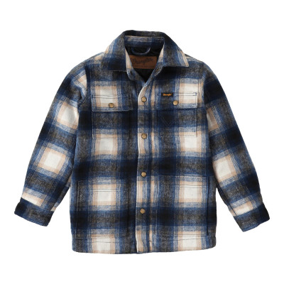 WRANGLER BOYS FLANNEL SHIRT JACKET 