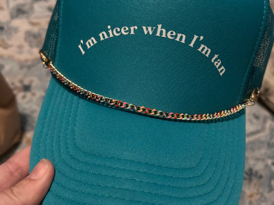GOLD COLOR DIPPED TRUCKER CHAIN