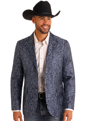 R&R PAISLEY JACQUARD BLAZERS